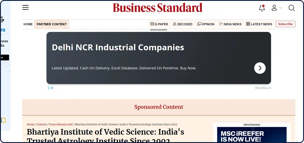 Business Standard